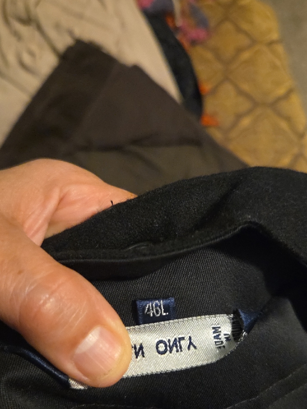 Ralph Ralph Lauren Black Wool Blend  Double-Breasted Trench Coat Jacket - Picture 4 of 16